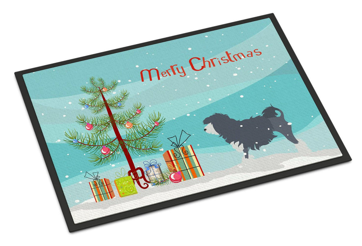 Lowchen Merry Christmas Tree Indoor or Outdoor Mat 24x36 BB2953JMAT by Caroline&#39;s Treasures