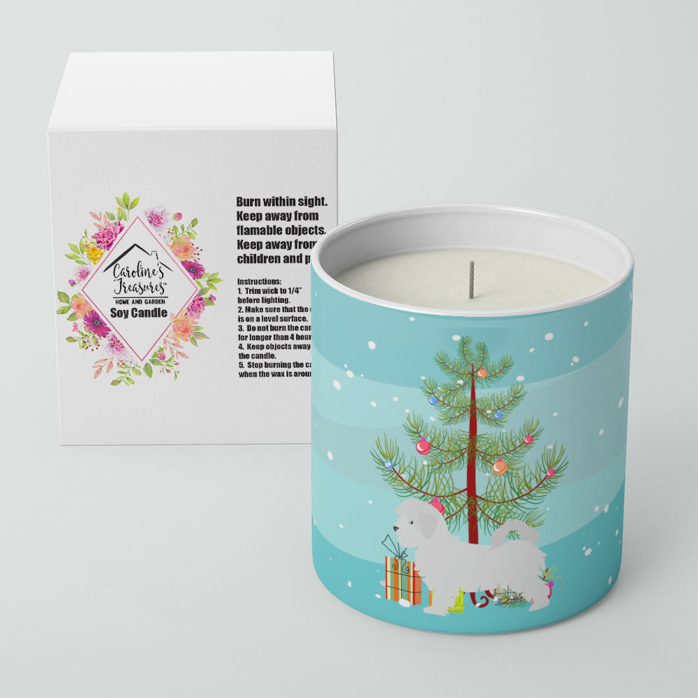 Maltese Merry Christmas Tree 10 oz Decorative Soy Candle - the-store.com
