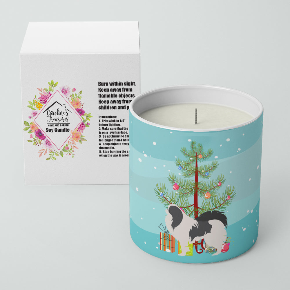 Japanese Chin Merry Christmas Tree 10 oz Decorative Soy Candle - the-store.com