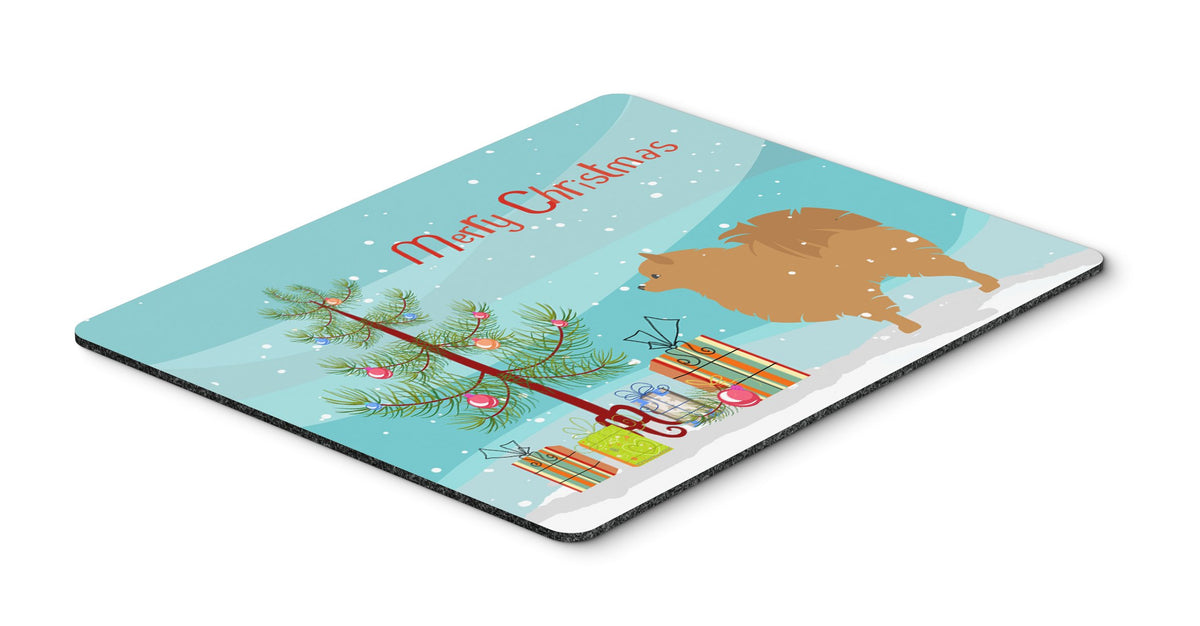 Pomeranian Merry Christmas Tree Mouse Pad, Hot Pad or Trivet by Caroline&#39;s Treasures