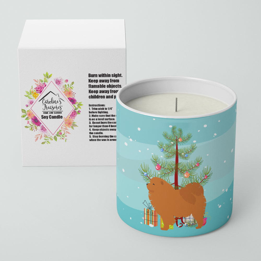 Chow Chow Merry Christmas Tree 10 oz Decorative Soy Candle - the-store.com
