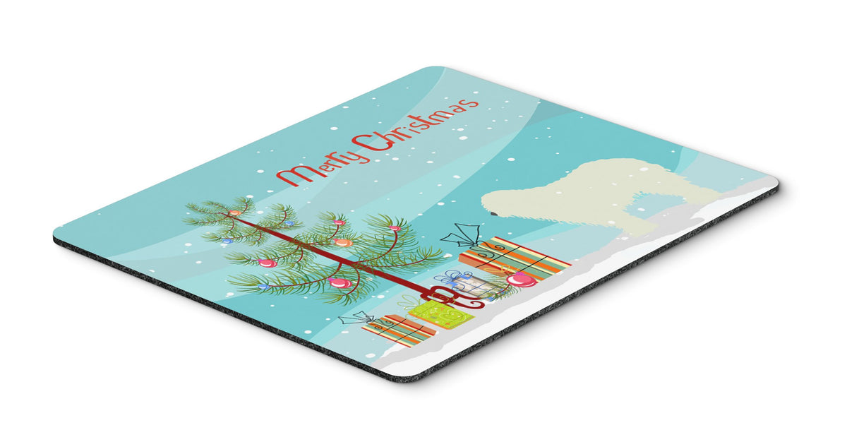 Komondor Merry Christmas Tree Mouse Pad, Hot Pad or Trivet by Caroline&#39;s Treasures