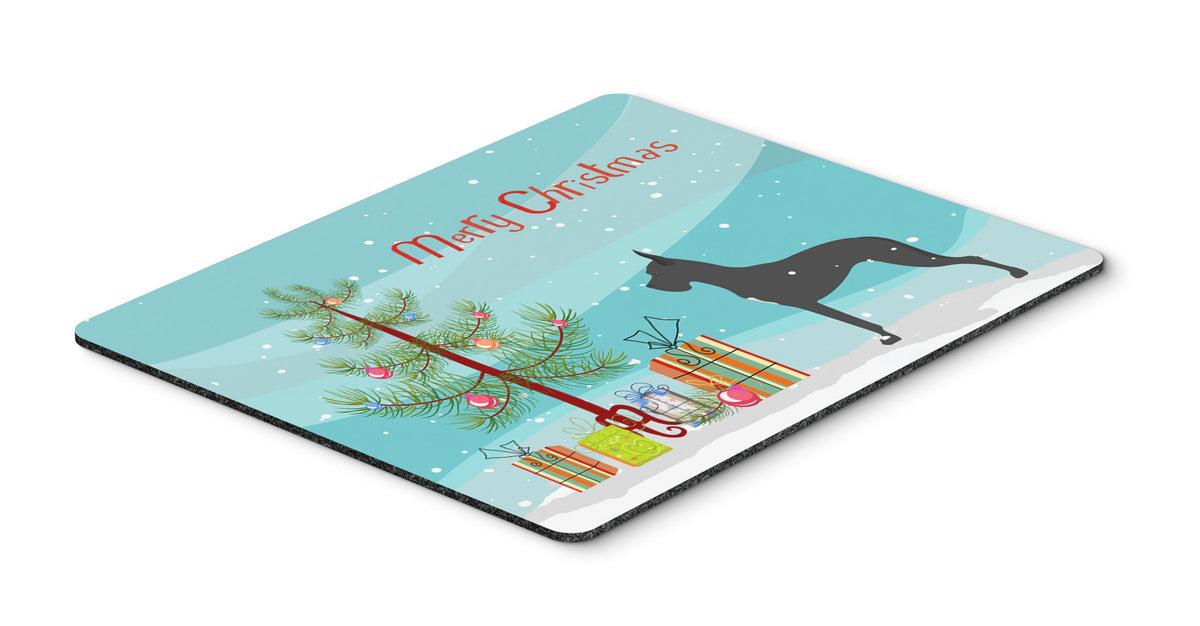 Great Dane Merry Christmas Tree Mouse Pad, Hot Pad or Trivet by Caroline&#39;s Treasures