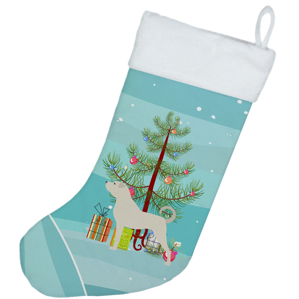 Caroline's Treasures Anatolian Shepherd Merry Christmas Tree Christmas Stocking BB2995CS