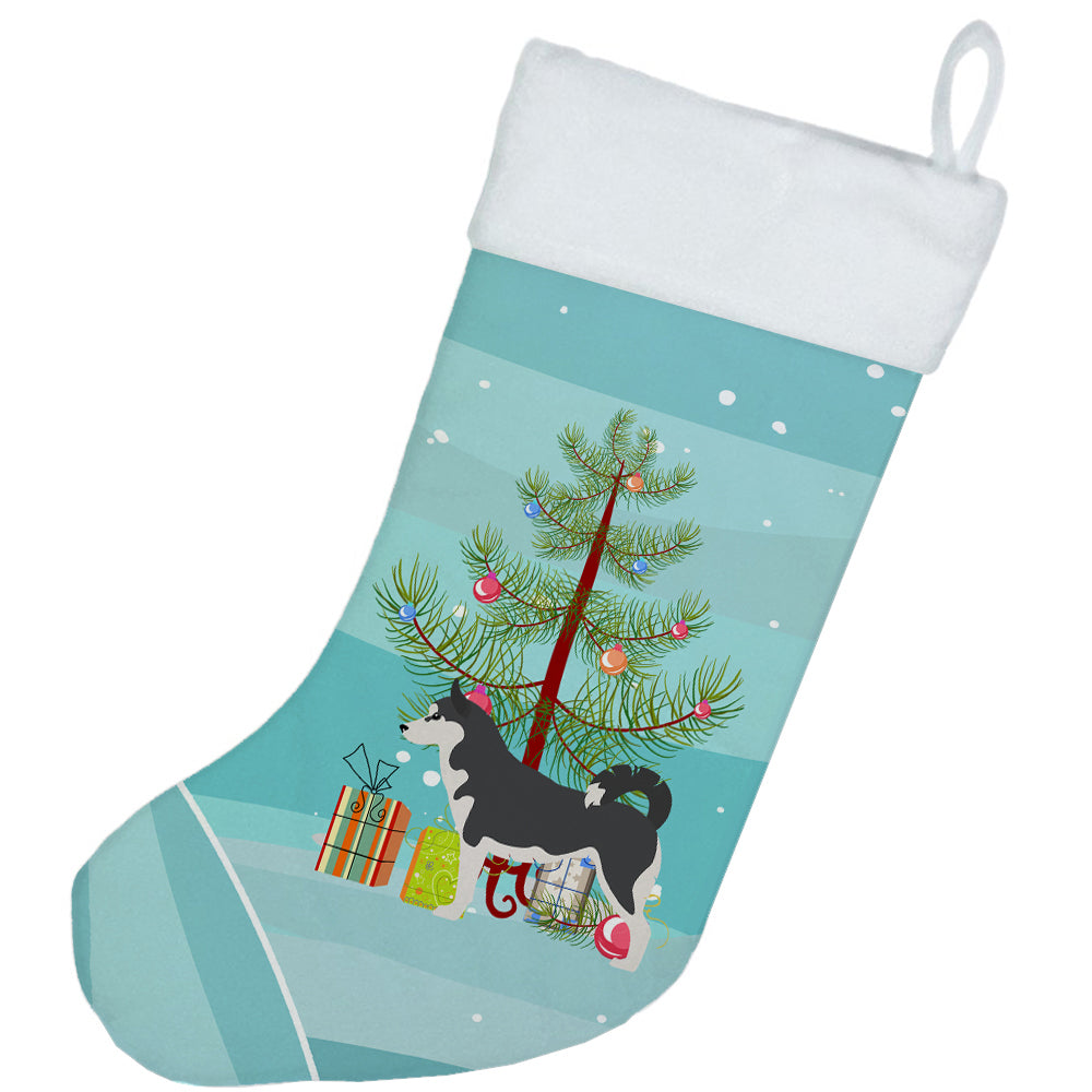 Caroline's Treasures Siberian Husky Merry Christmas Tree Christmas Stocking BB2998CS