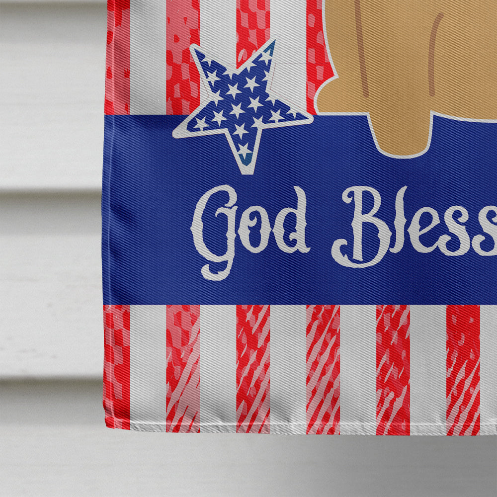 Patriotic USA Pug Brown Flag Canvas House Size BB3002CHF  the-store.com.