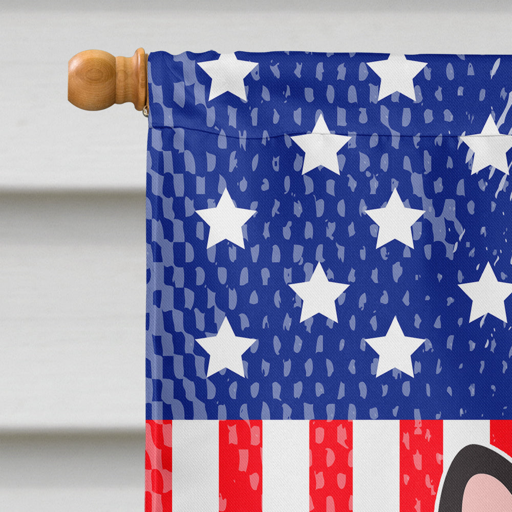 Patriotic USA French Bulldog Brindle Flag Canvas House Size BB3004CHF