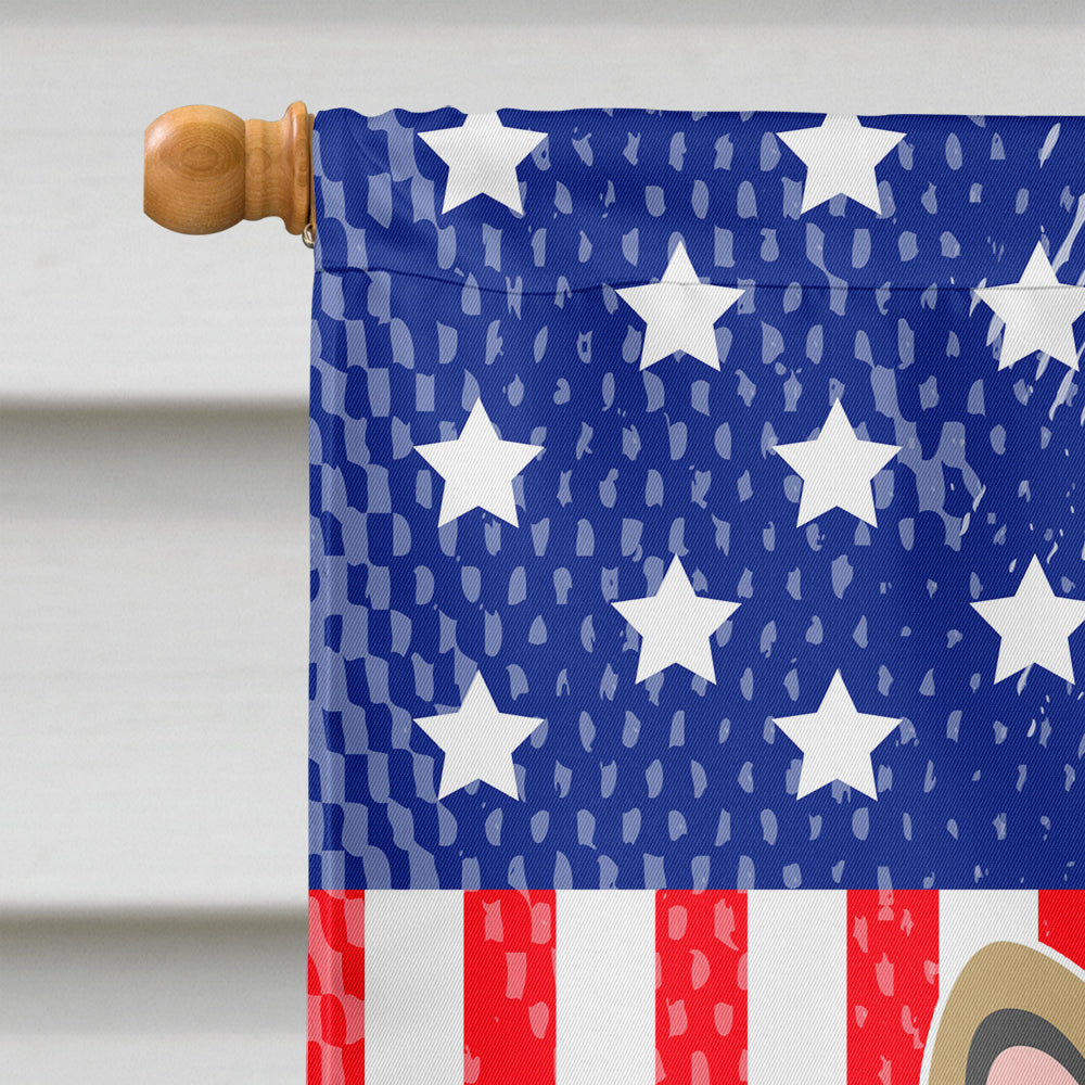 Patriotic USA French Bulldog Cream Flag Canvas House Size BB3005CHF