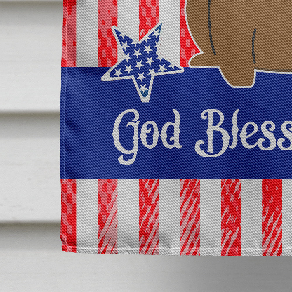 Patriotic USA French Bulldog Brown Flag Canvas House Size BB3008CHF  the-store.com.