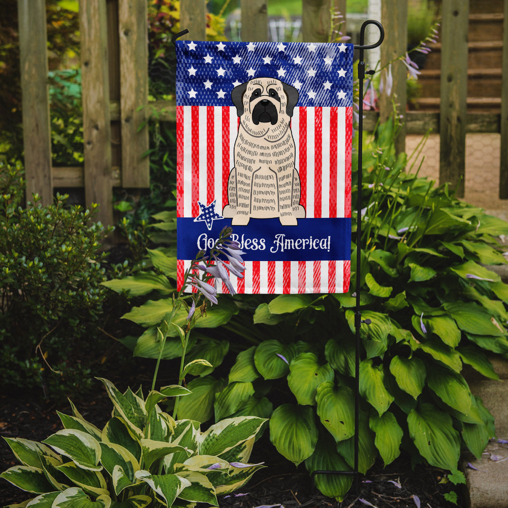 Patriotic USA Mastiff Brindle White Flag Garden Size BB3011GF  the-store.com.