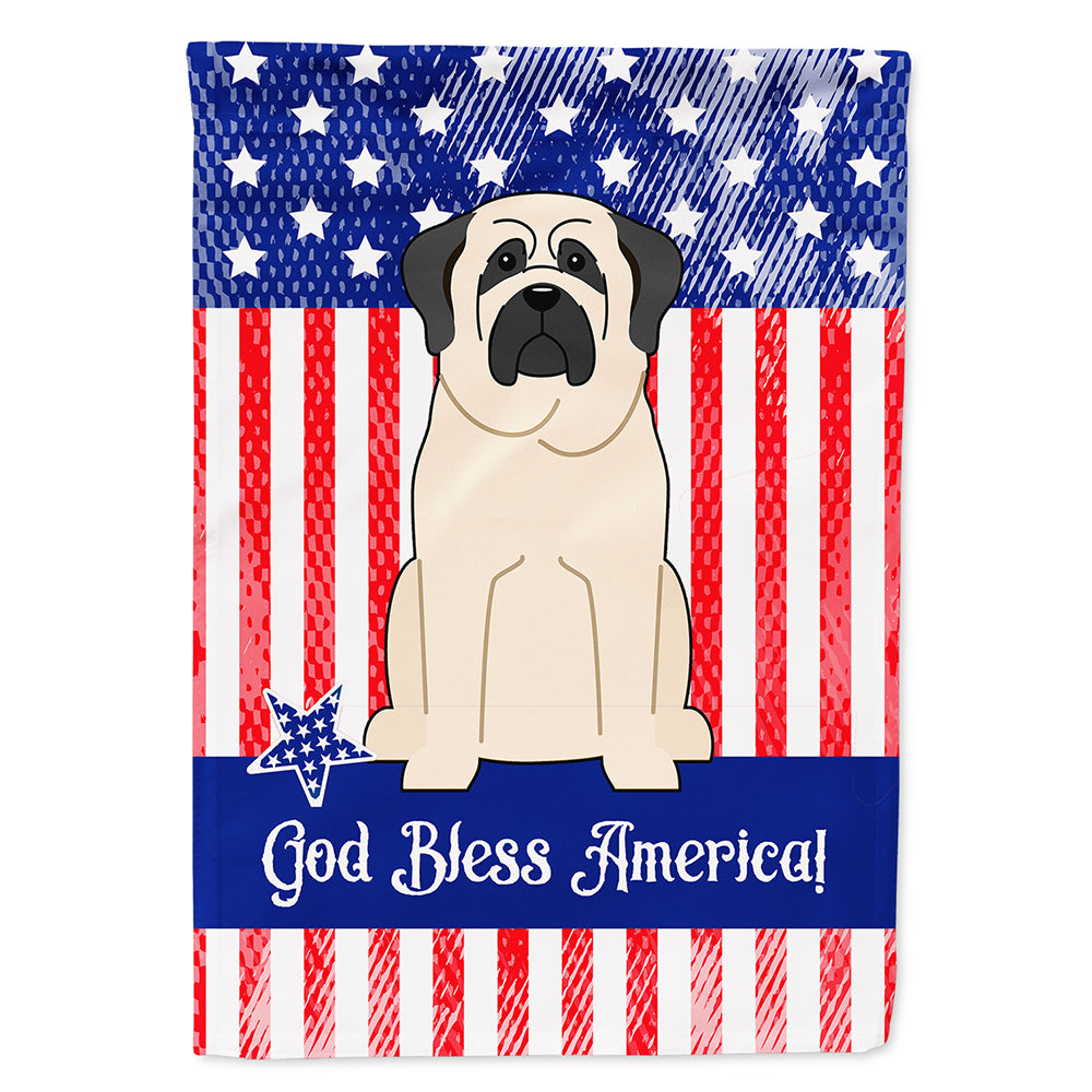 Patriotic USA Mastiff White Flag Canvas House Size BB3012CHF