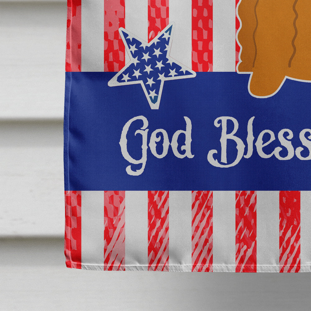 Patriotic USA Airedale Flag Canvas House Size BB3036CHF  the-store.com.