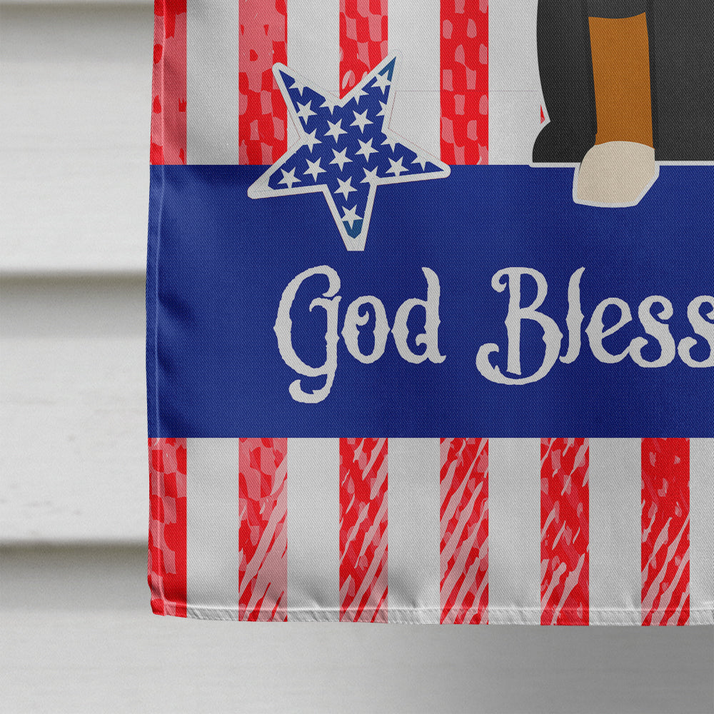 Patriotic USA Appenzeller Sennenhund Flag Canvas House Size BB3038CHF