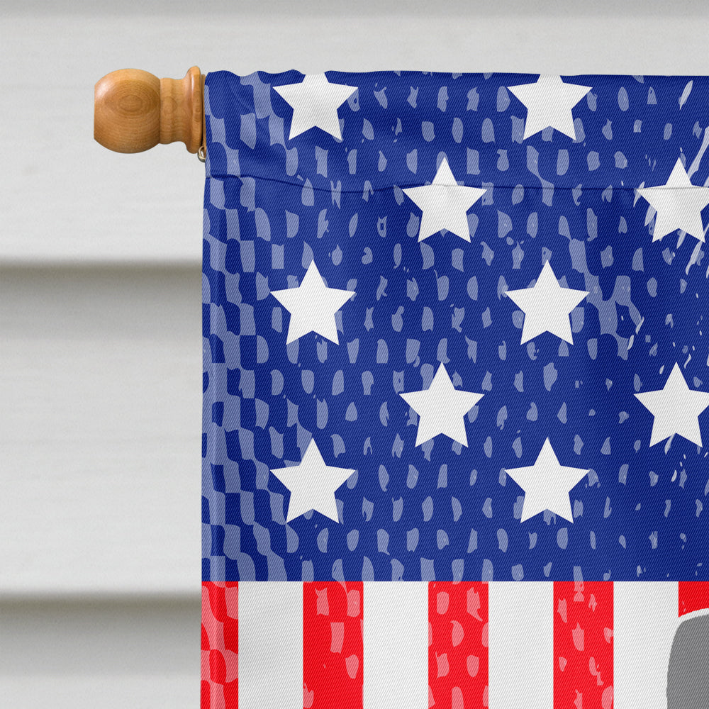 Patriotic USA Glen of Imal Grey Flag Canvas House Size BB3054CHF