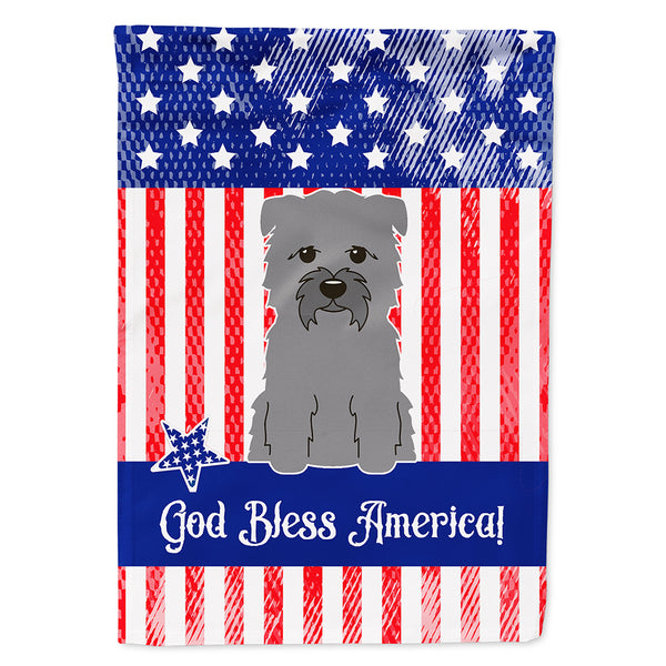 Patriotic USA Glen of Imal Grey Flag Canvas House Size BB3054CHF