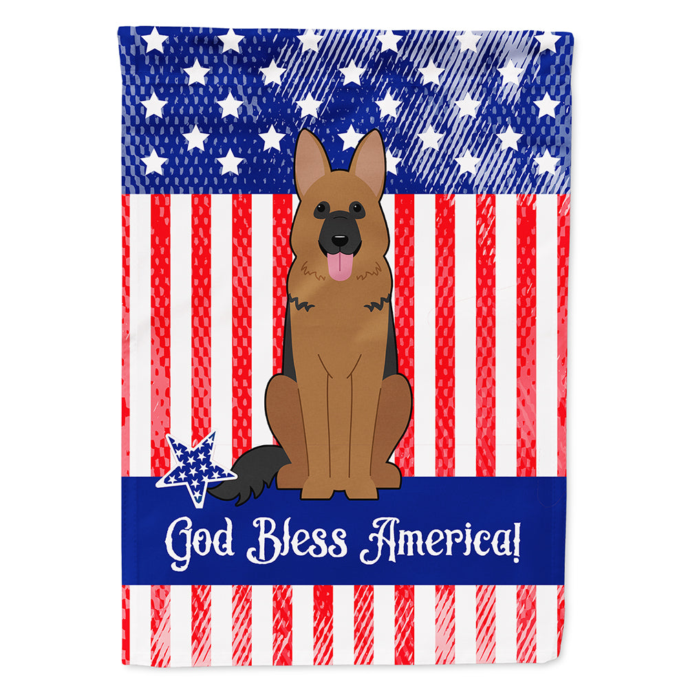 Patriotic USA German Shepherd Flag Canvas House Size BB3062CHF