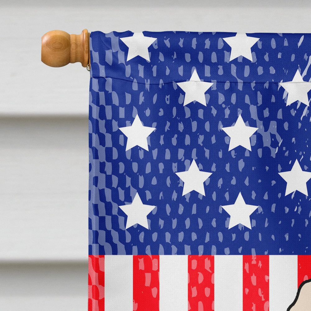 Patriotic USA Bichon Frise Flag Canvas House Size BB3070CHF  the-store.com.