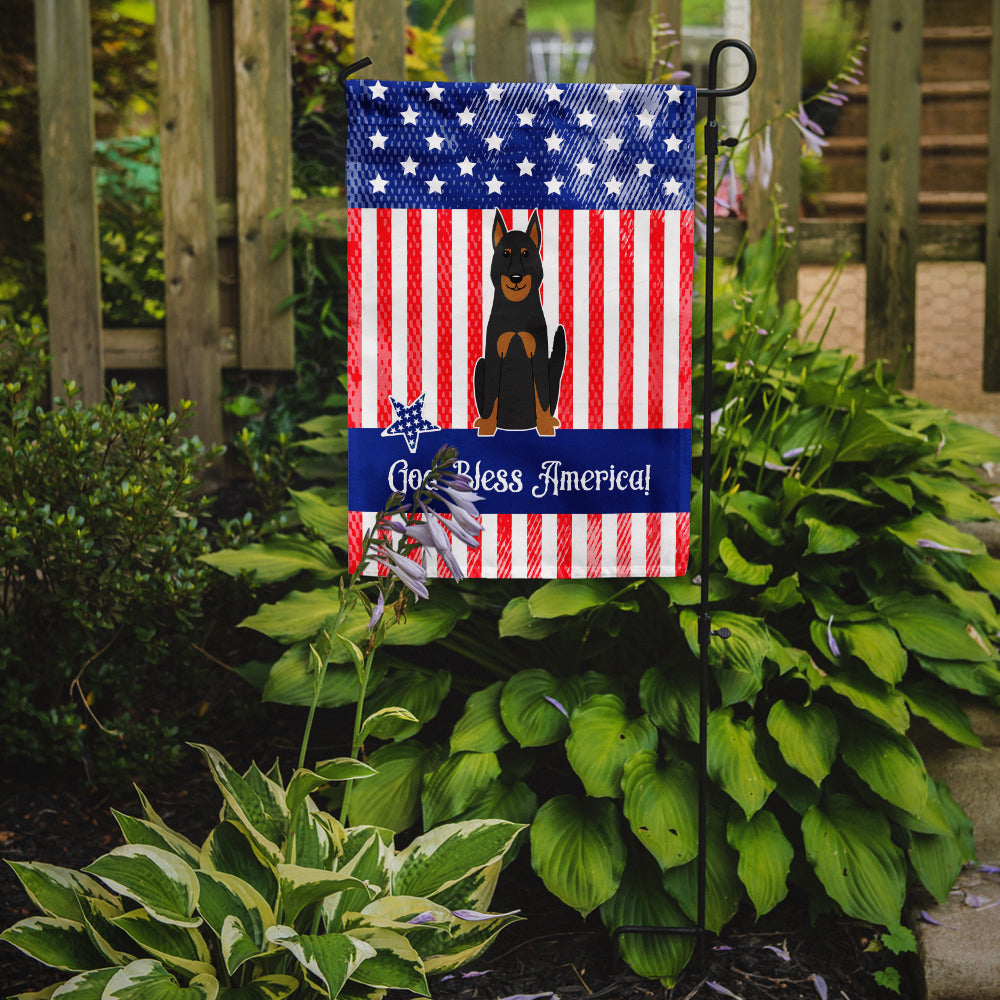 Patriotic USA Beauce Shepherd Dog Flag Garden Size BB3075GF