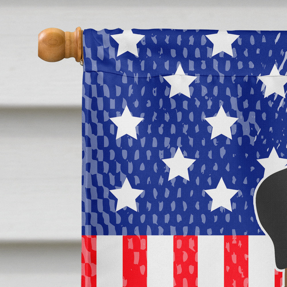 Patriotic USA Bullmastiff Flag Canvas House Size BB3079CHF