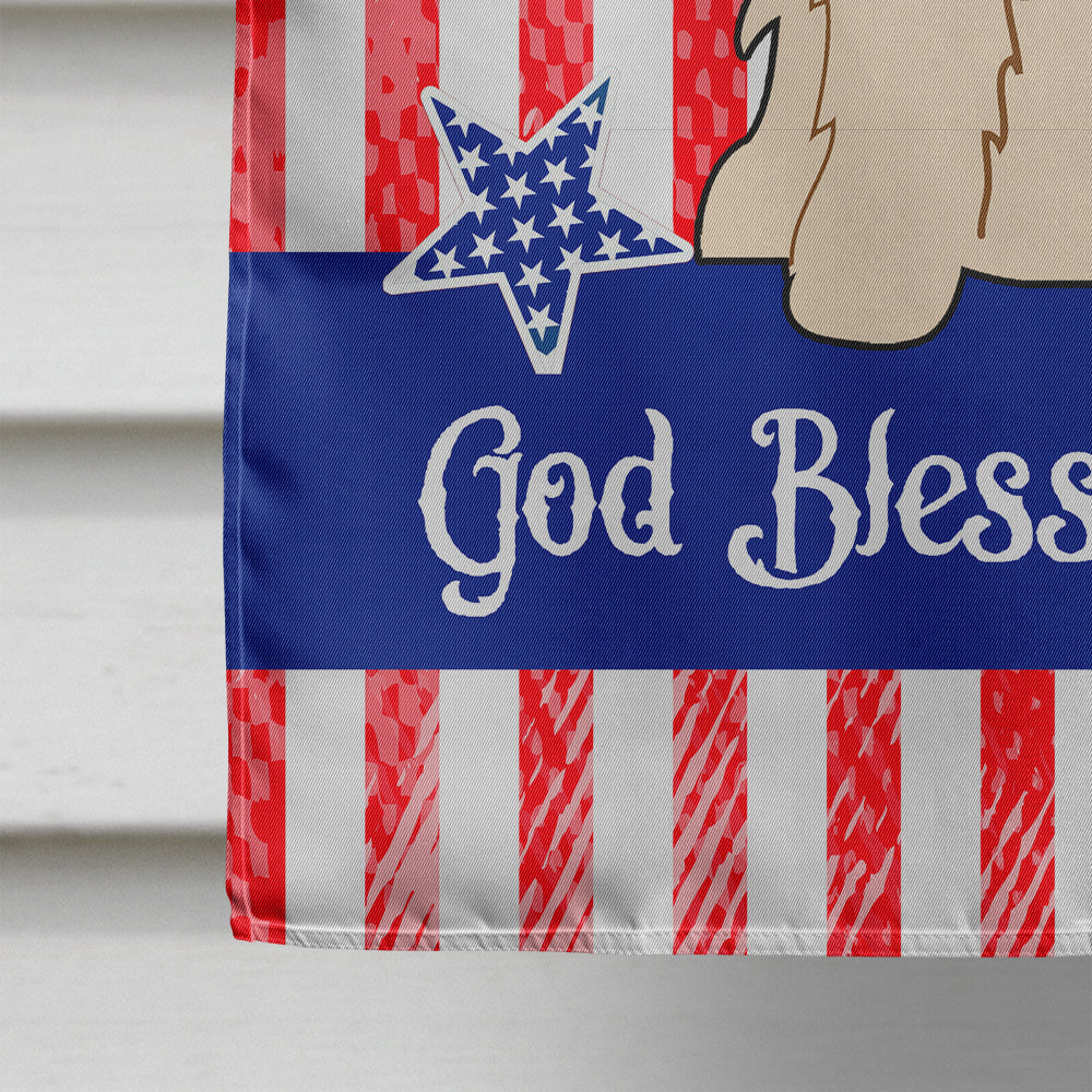 Patriotic USA Cocker Spaniel Flag Canvas House Size BB3089CHF