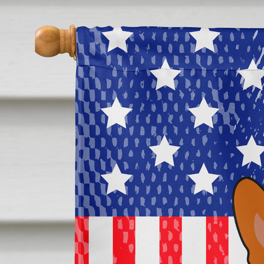 Patriotic USA Corgi Flag Canvas House Size BB3095CHF  the-store.com.