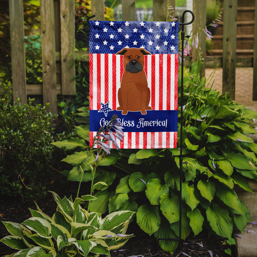 Patriotic USA Chinese Chongqing Dog Flag Garden Size  the-store.com.