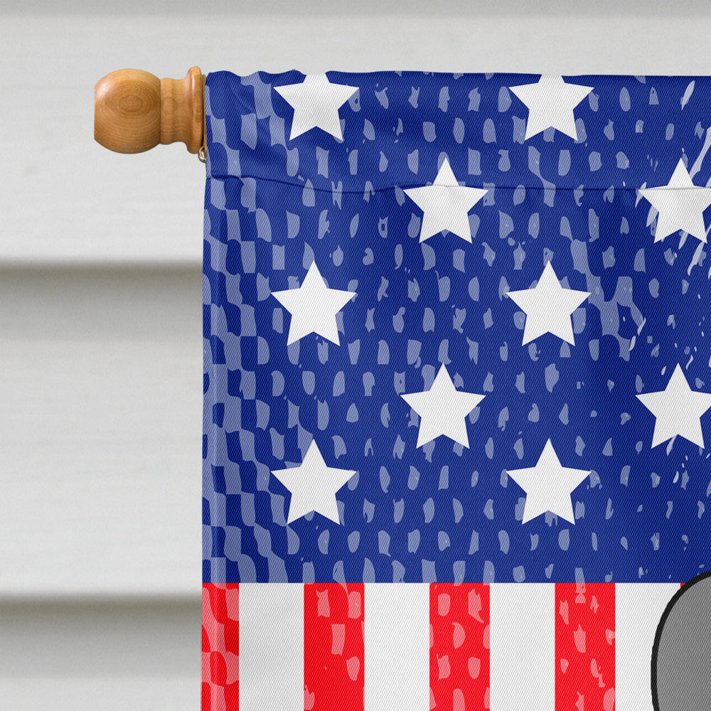 Patriotic USA Chow Chow Blue Flag Canvas House Size BB3134CHF