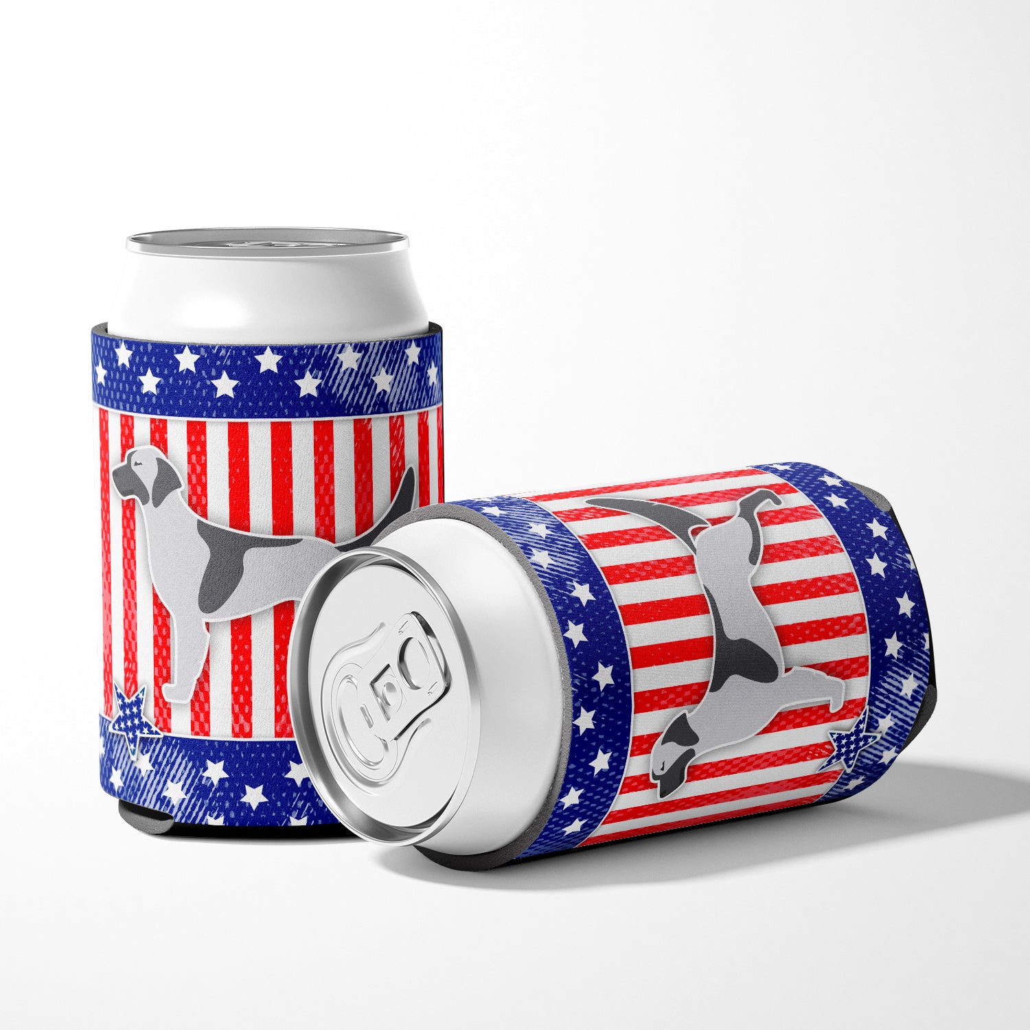 USA Patriotic English Setter Can or Bottle Hugger BB3281CC  the-store.com.