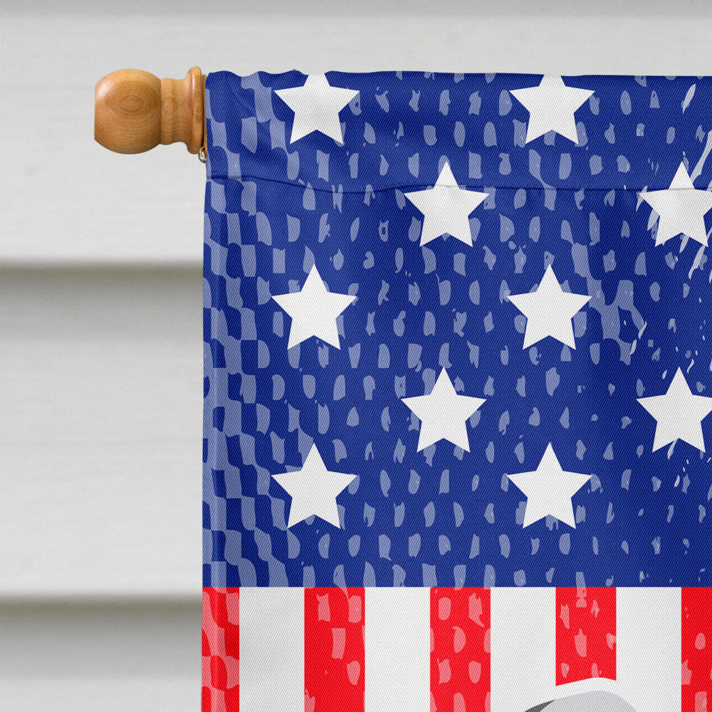 USA Patriotic English Setter Flag Canvas House Size BB3281CHF  the-store.com.