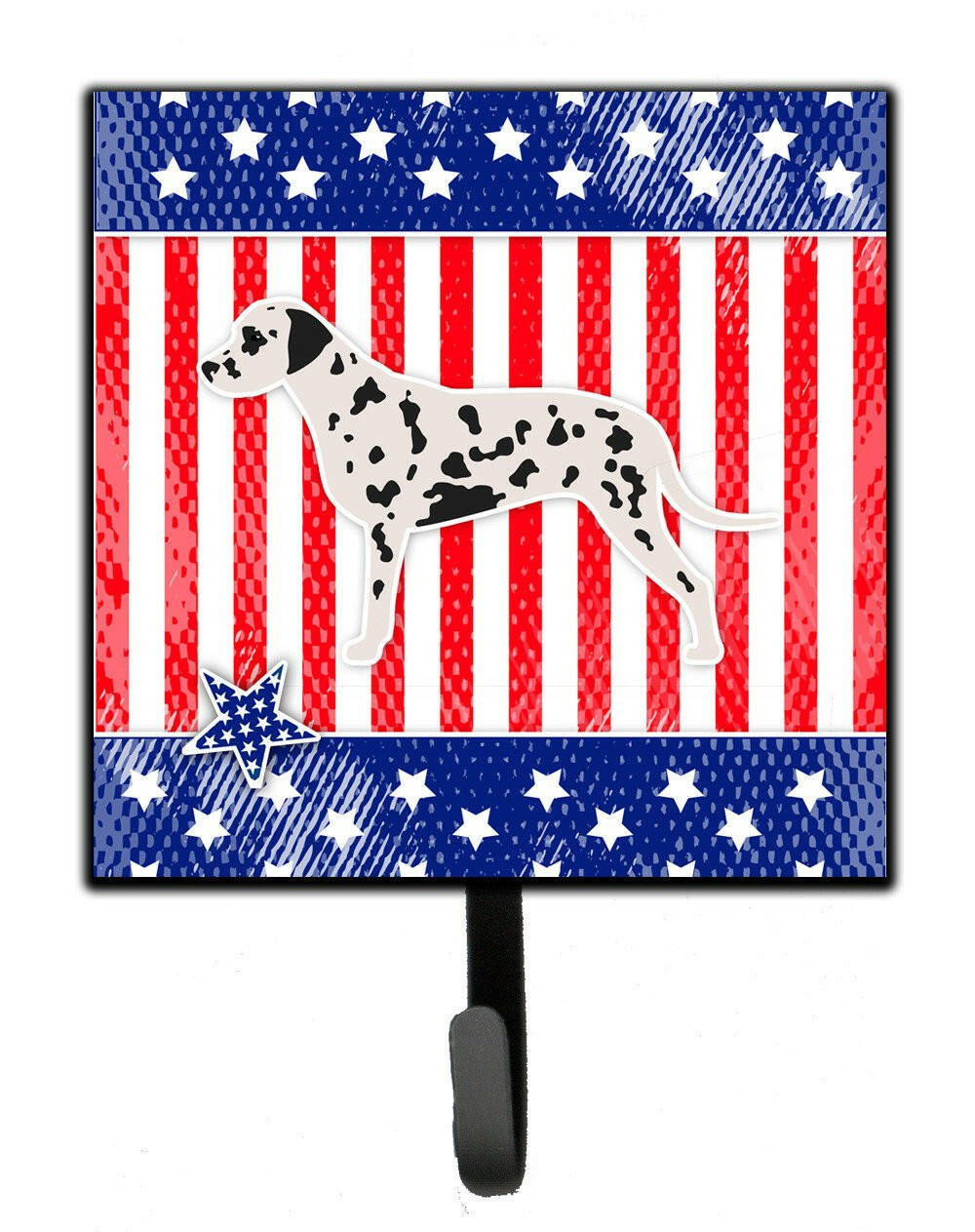 USA Patriotic Dalmatian Leash or Key Holder BB3283SH4 by Caroline&#39;s Treasures