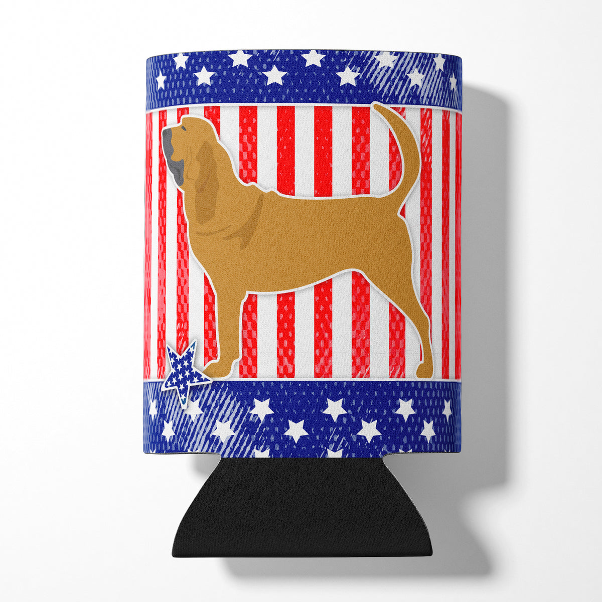 USA Patriotic Bloodhound Can or Bottle Hugger BB3284CC