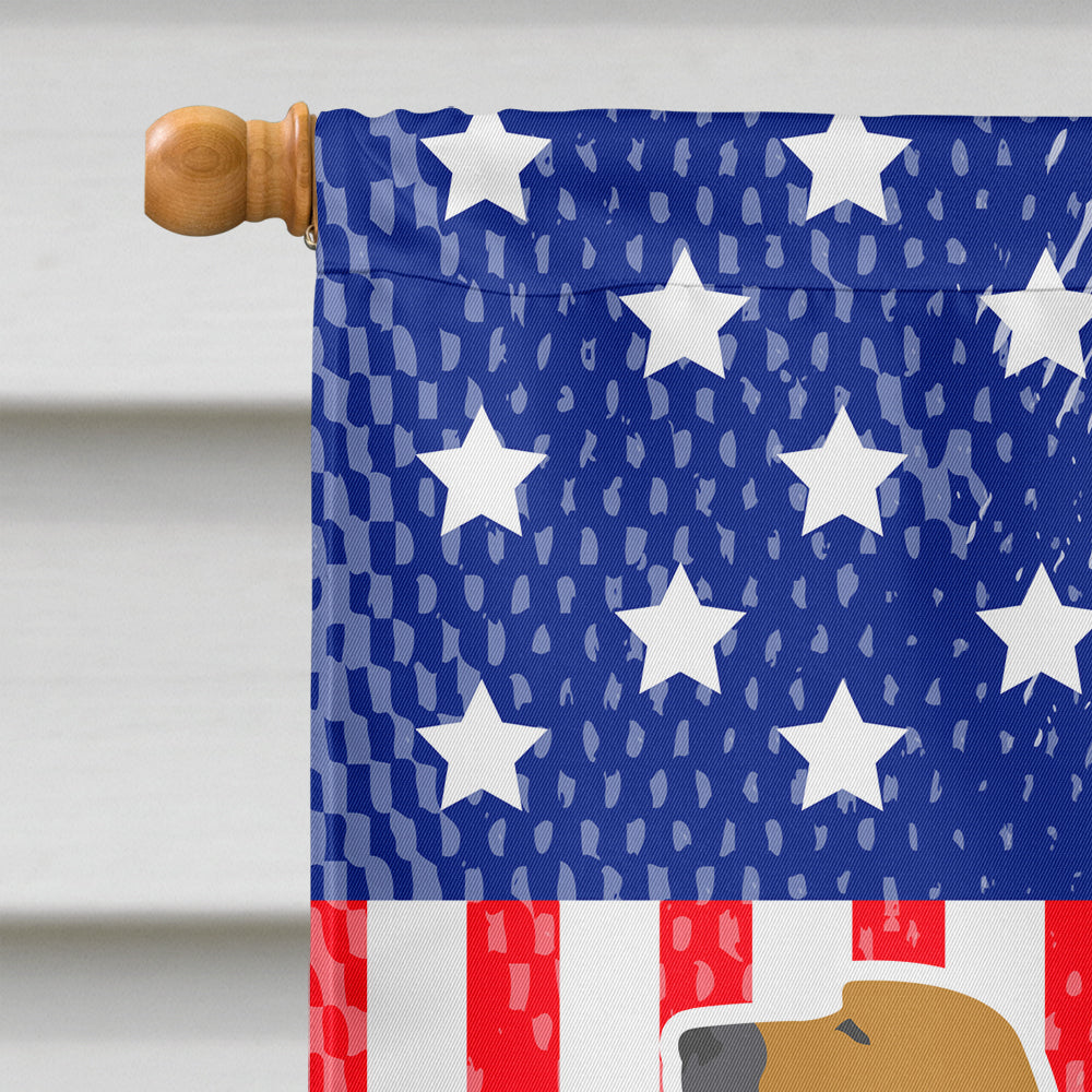 USA Patriotic Bloodhound Flag Canvas House Size BB3284CHF