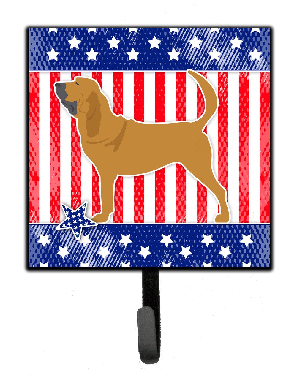 USA Patriotic Bloodhound Leash or Key Holder BB3284SH4 by Caroline&#39;s Treasures