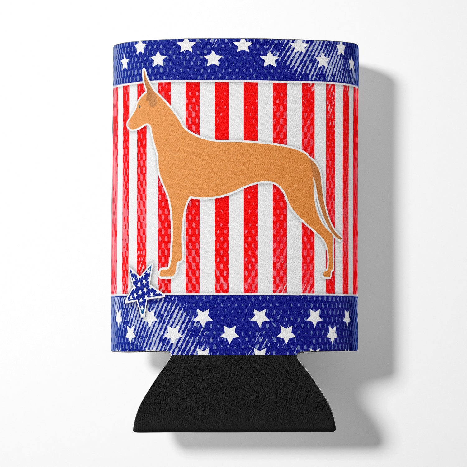 USA Patriotic Pharaoh Hound Can or Bottle Hugger BB3288CC  the-store.com.