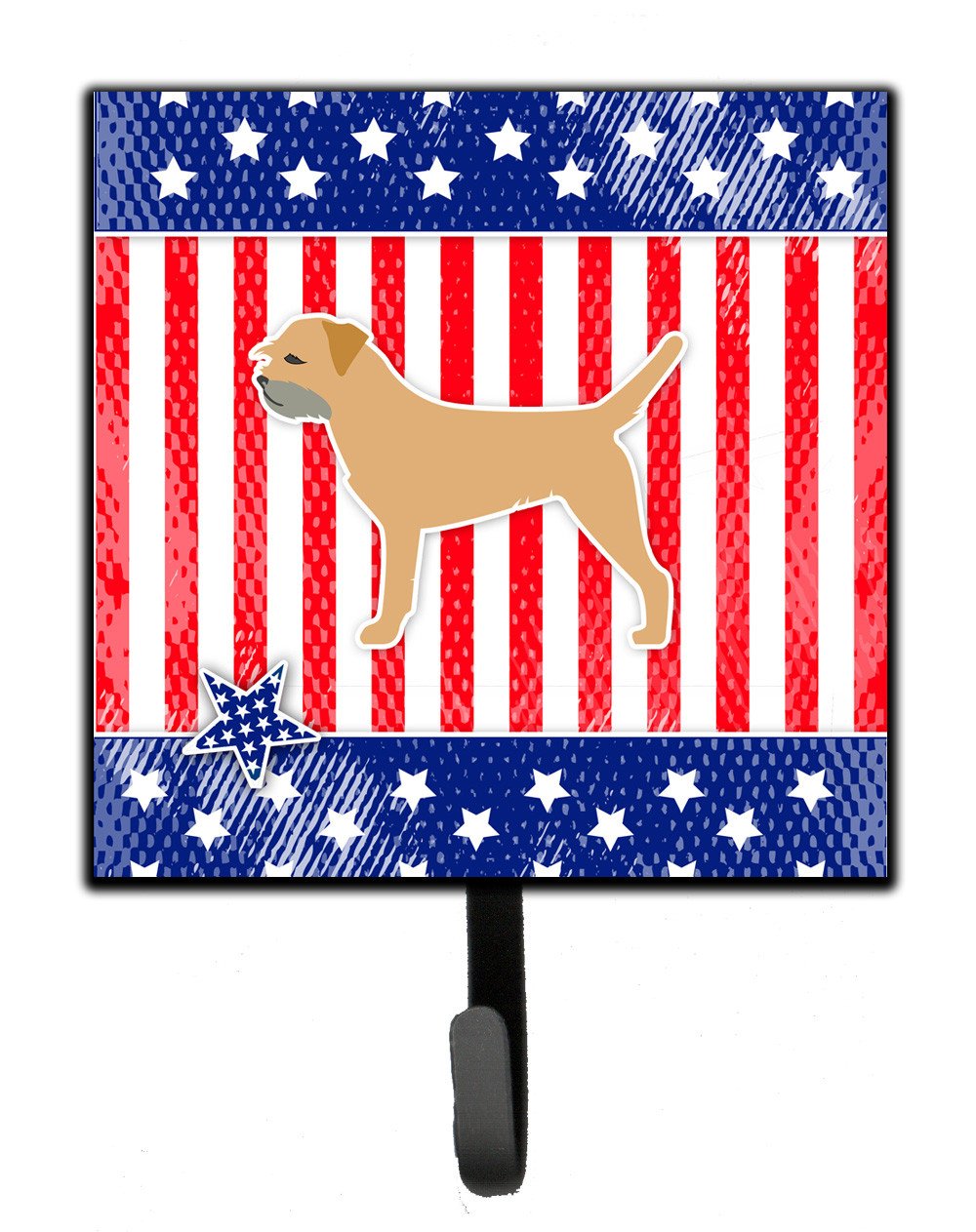 USA Patriotic Border Terrier Leash or Key Holder BB3289SH4 by Caroline&#39;s Treasures