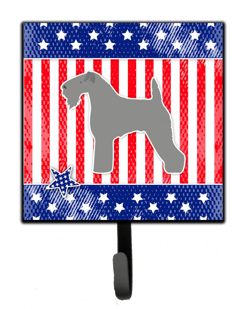 USA Patriotic Kerry Blue Terrier Leash or Key Holder BB3292SH4 by Caroline's Treasures