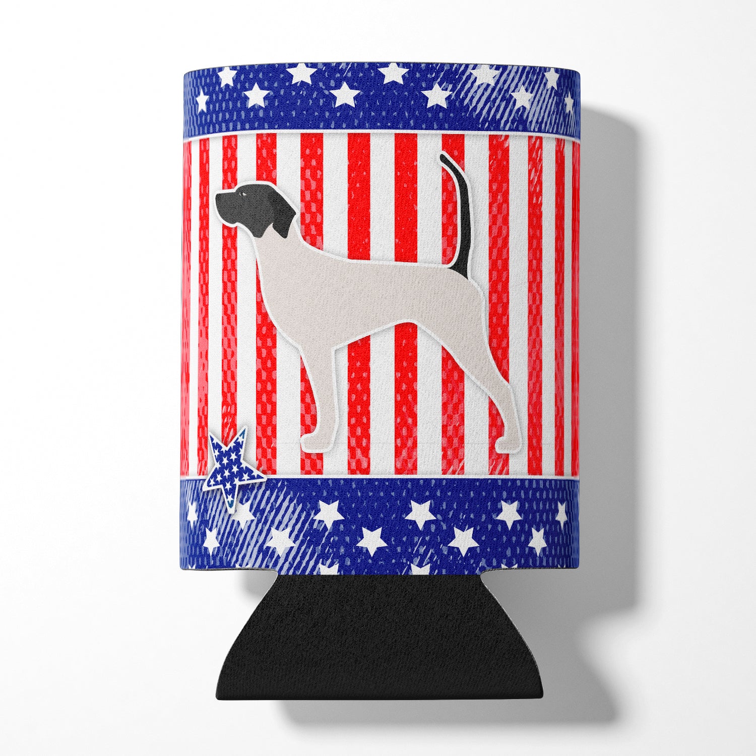 USA Patriotic English Pointer Can or Bottle Hugger BB3295CC  the-store.com.