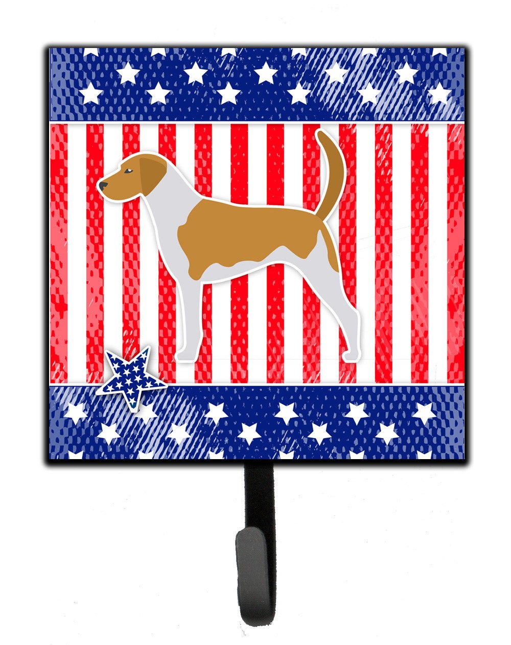 USA Patriotic American Foxhound Leash or Key Holder BB3298SH4 by Caroline&#39;s Treasures