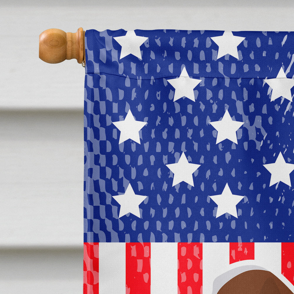 USA Patriotic Welsh Springer Spaniel Flag Canvas House Size BB3300CHF  the-store.com.