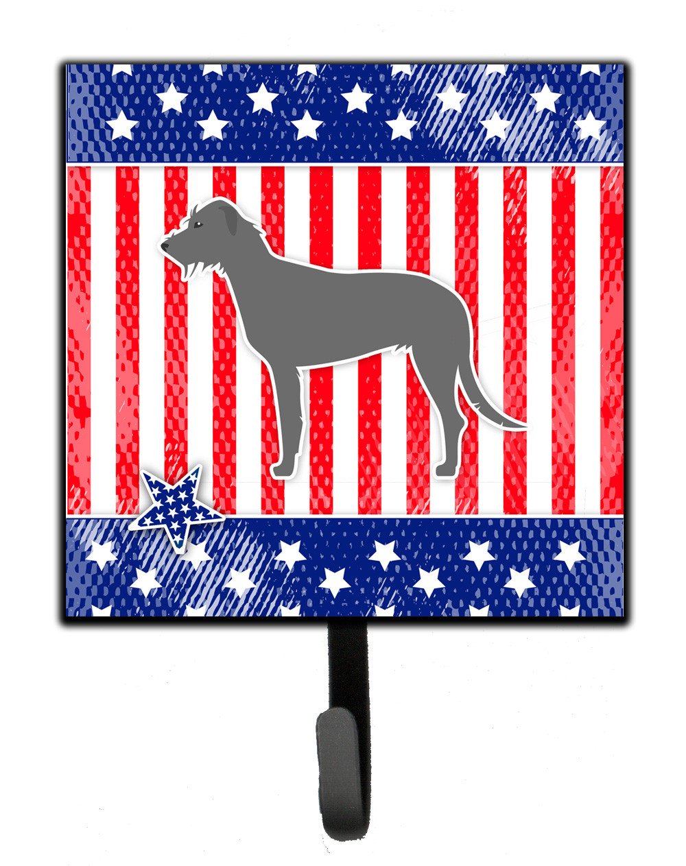 USA Patriotic Irish Wolfhound Leash or Key Holder BB3303SH4 by Caroline&#39;s Treasures