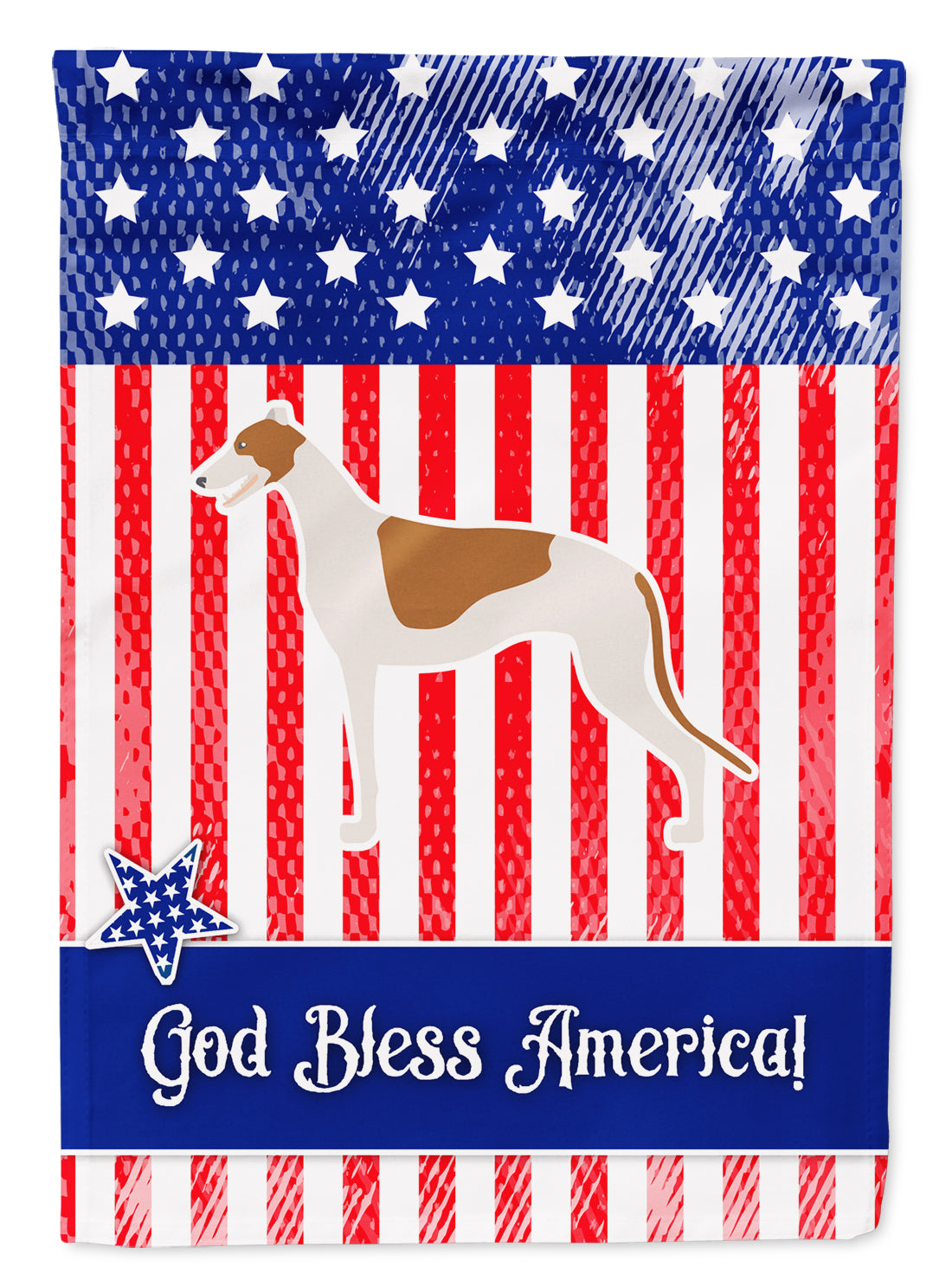 USA Patriotic Greyhound Flag Garden Size BB3305GF  the-store.com.