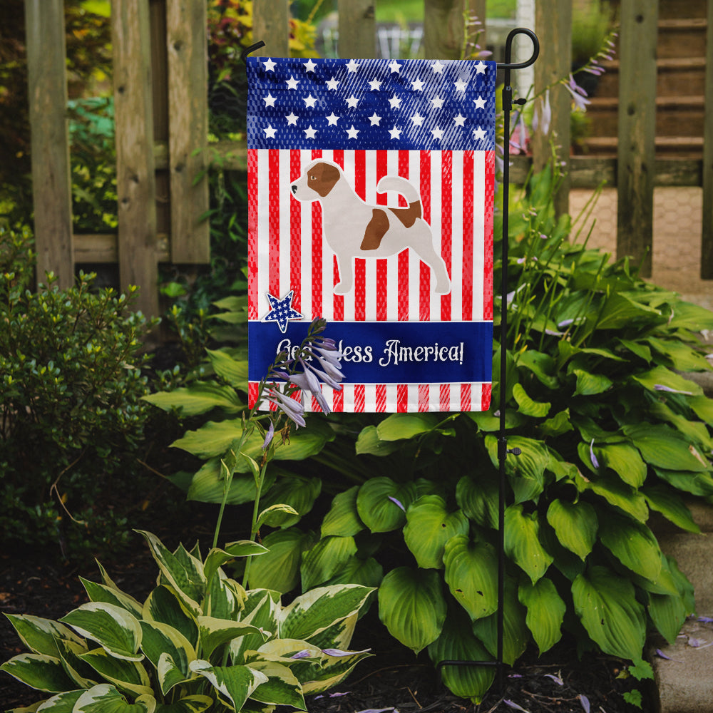 USA Patriotic Jack Russell Terrier Flag Garden Size BB3307GF  the-store.com.