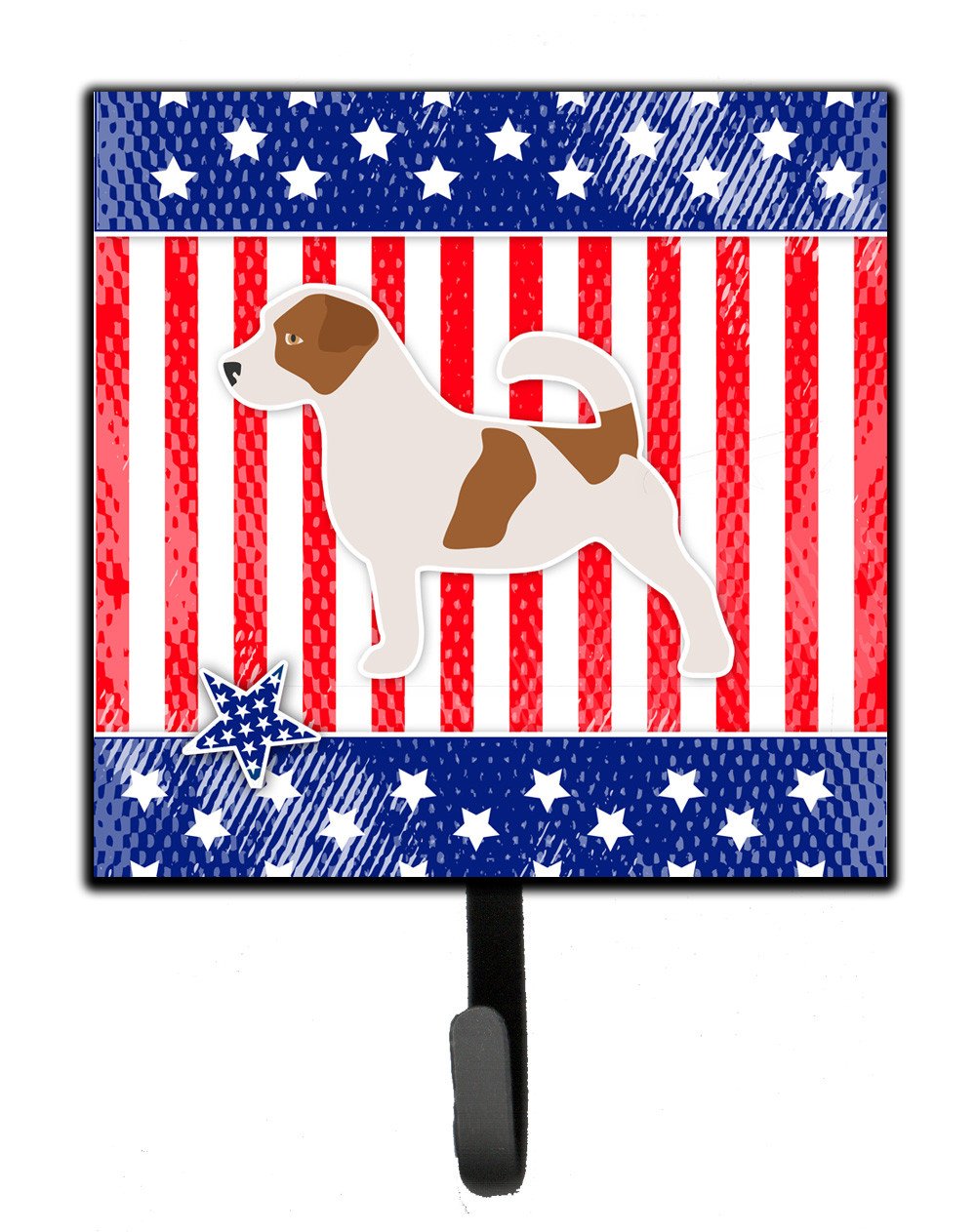 USA Patriotic Jack Russell Terrier Leash or Key Holder BB3307SH4 by Caroline's Treasures