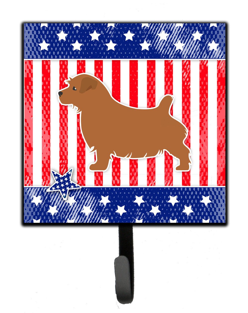 USA Patriotic Norfolk Terrier Leash or Key Holder BB3309SH4 by Caroline&#39;s Treasures
