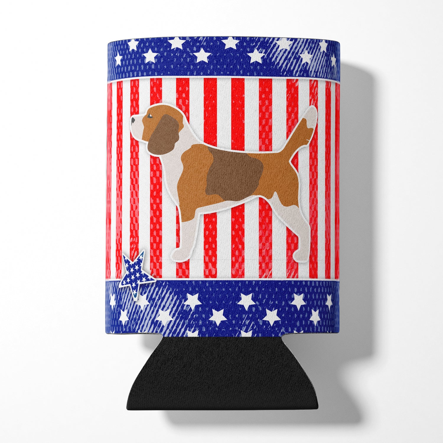 USA Patriotic Beagle Can or Bottle Hugger BB3310CC  the-store.com.