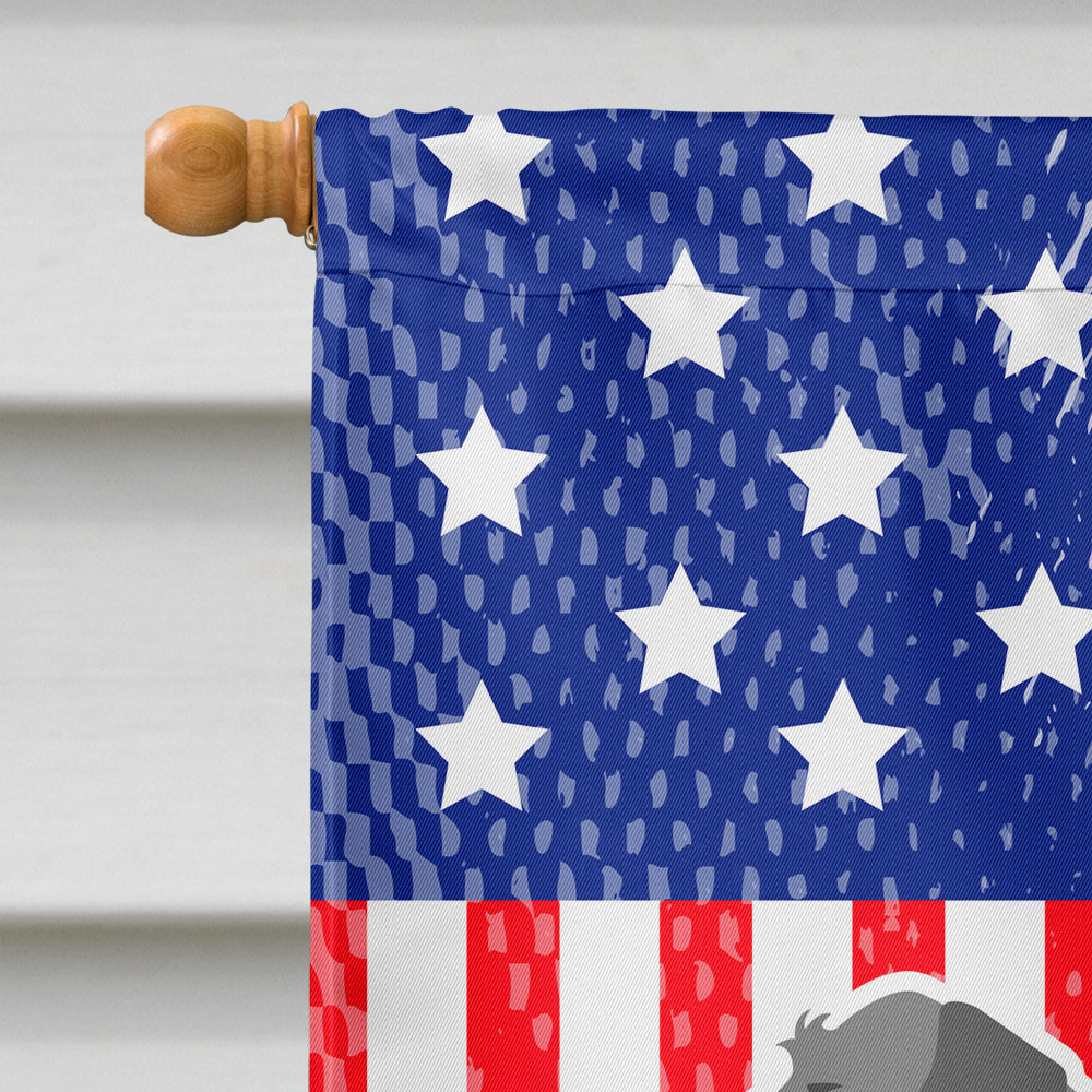 USA Patriotic German Wirehaired Pointer Flag Canvas House Size BB3311CHF  the-store.com.