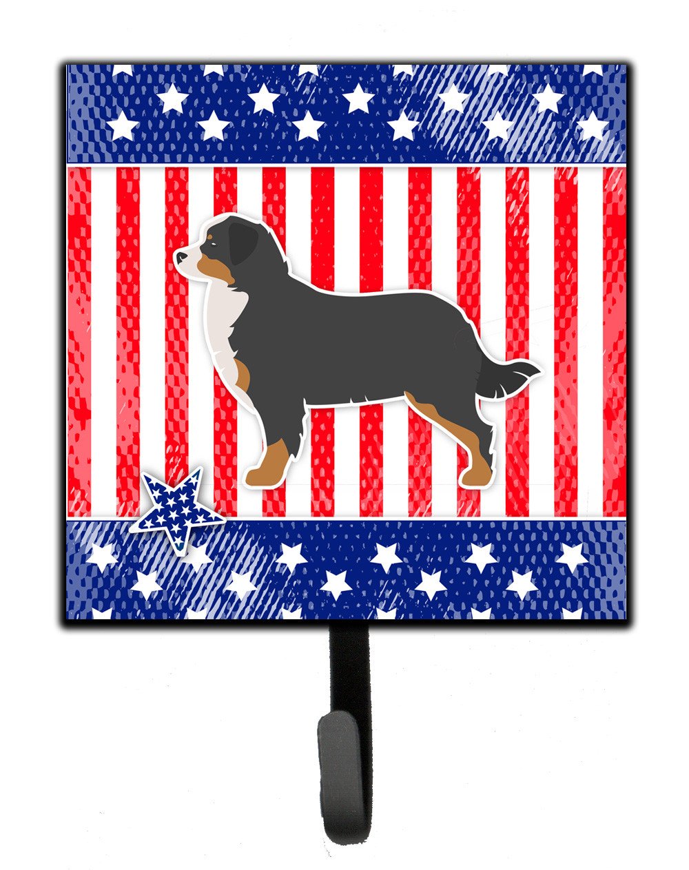 USA Patriotic Bernese Mountain Dog Leash or Key Holder BB3319SH4 by Caroline&#39;s Treasures