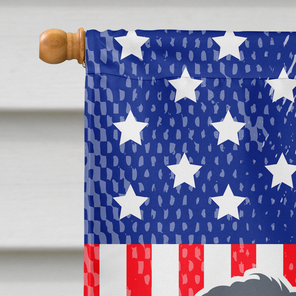 USA Patriotic Lowchen Flag Canvas House Size BB3335CHF