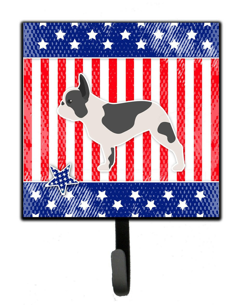 USA Patriotic French Bulldog Leash or Key Holder BB3341SH4 by Caroline's Treasures