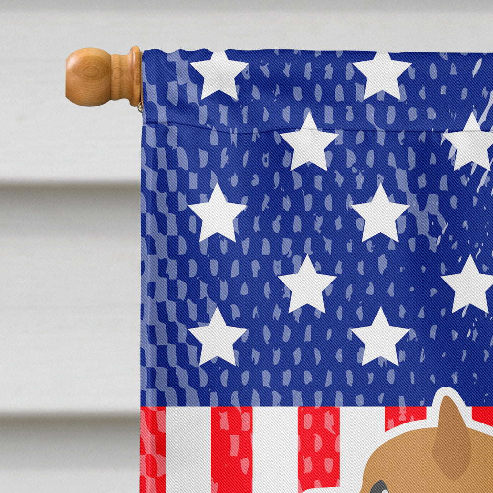 USA Patriotic Pomeranian Flag Canvas House Size BB3342CHF  the-store.com.